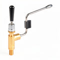 ELEKTRA UNIVERSAL STEAM VALVE BLACK LEVER RAW ASSEMBLY