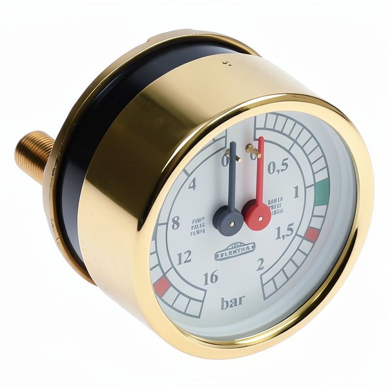ELEKTRA DUAL PRESSURE GAUGE 97 YELLOW / GOLD
