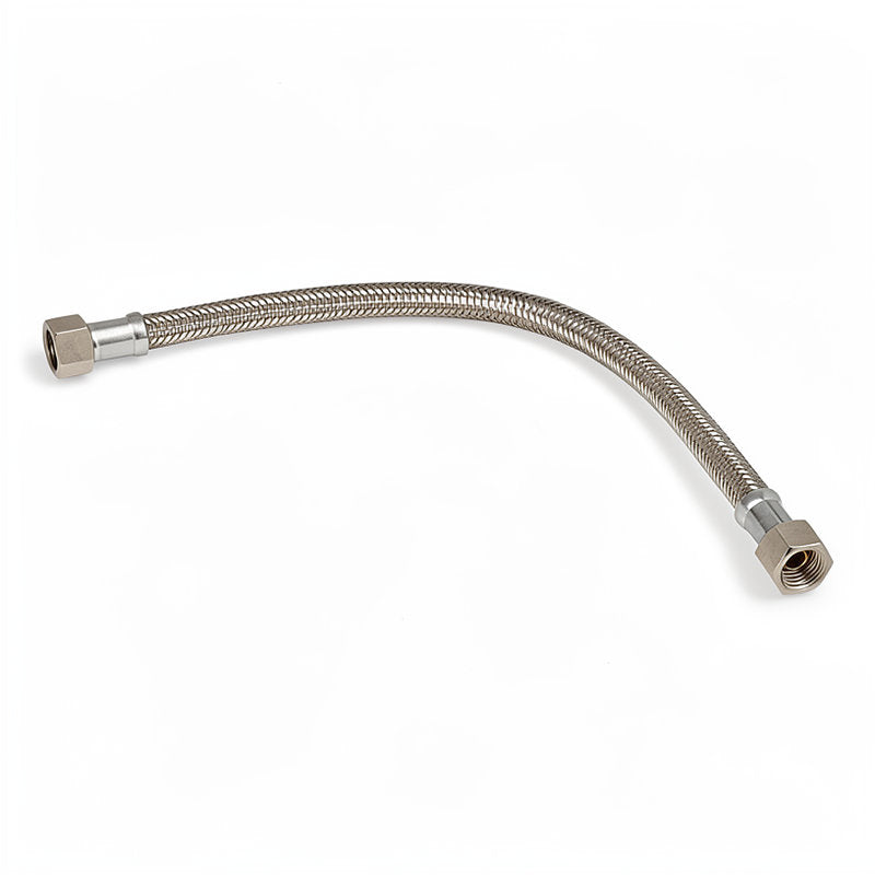 BRAIDED HOSE 0.32M 1/4 X 1/4 STRAIGHT - CONICAL
