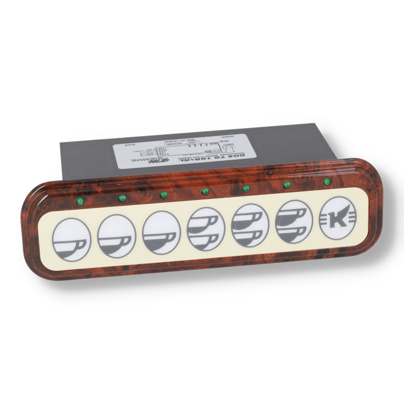 ELEKTRA 7-BUTTON WOOD FINISH TOUCHPANEL