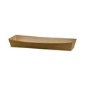 Vegware Kraft hot dog / baguette tray