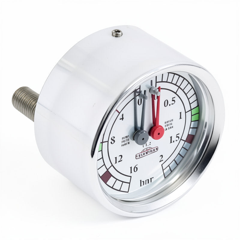 ELEKTRA DUAL PRESSURE GAUGE - CHROME