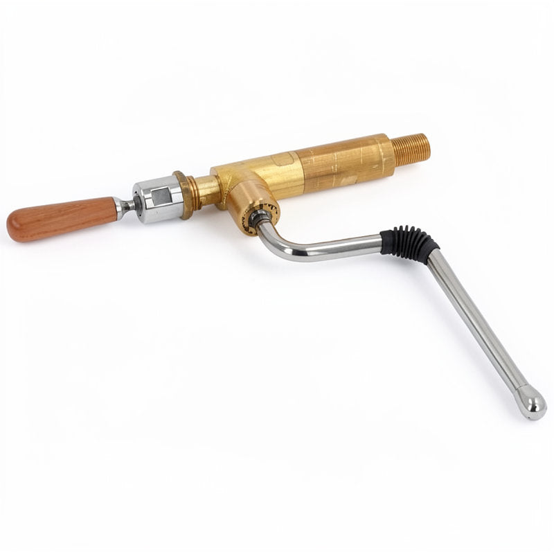 ELEKTRA STEAM VALVE WITH KUP LEVER - WOOD HANDLE