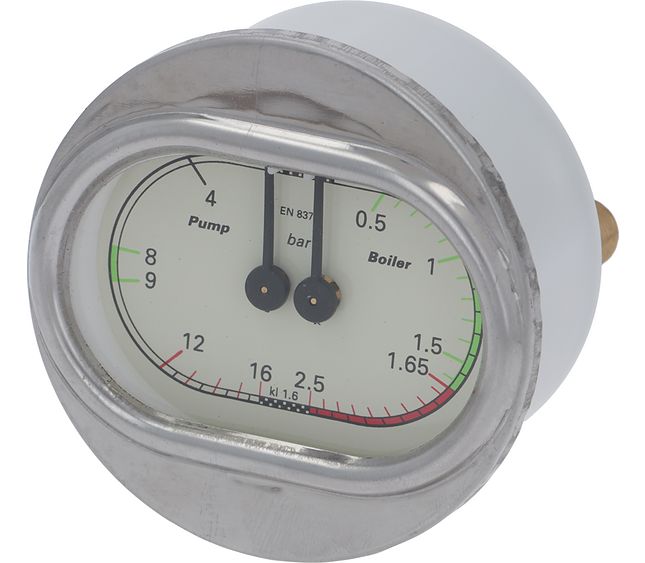 Rancilio Manometer Double Scale