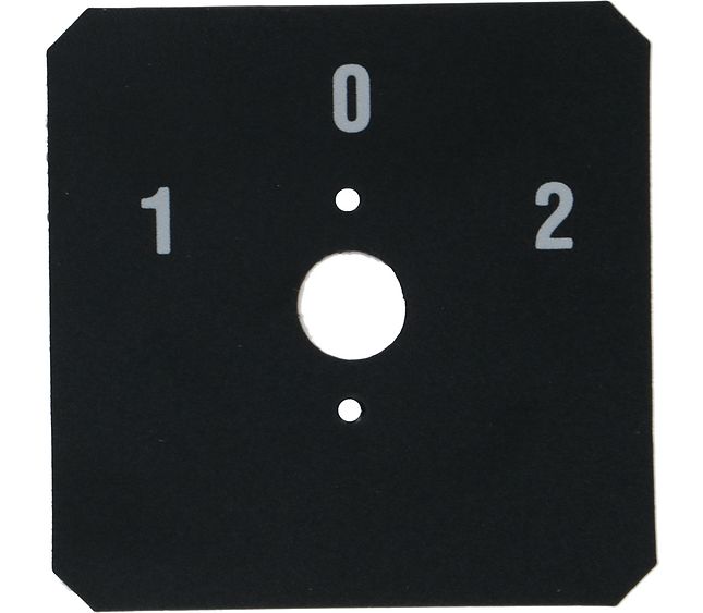 Astoria Adhesive Label 1-0-2 Black