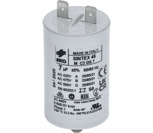 Sanremo Capacitor 7MF 440 VL For Motor 230V