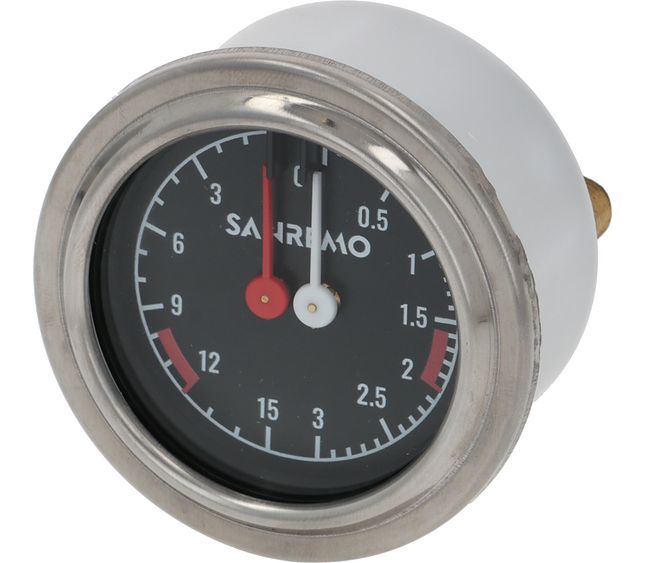 Sanremo Pressure Gauge Doppia Scala D63