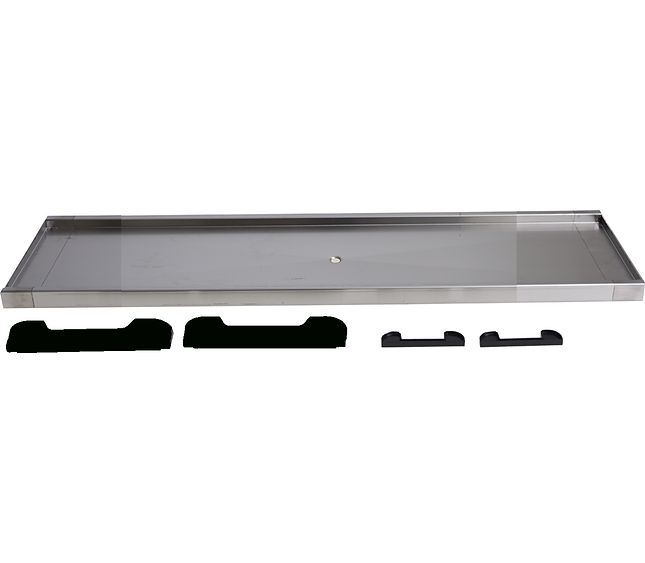 Sanremo Kit Plate of Drain 2-group Black Matt