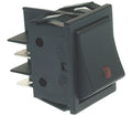 Wega Black Switch With Red Light