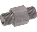Wega Straight Coupling Ø 1/4"m X 1/4"m Gas