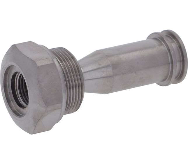 Wega Drain Sleeve Chrome-plated Upper Stainless Steel