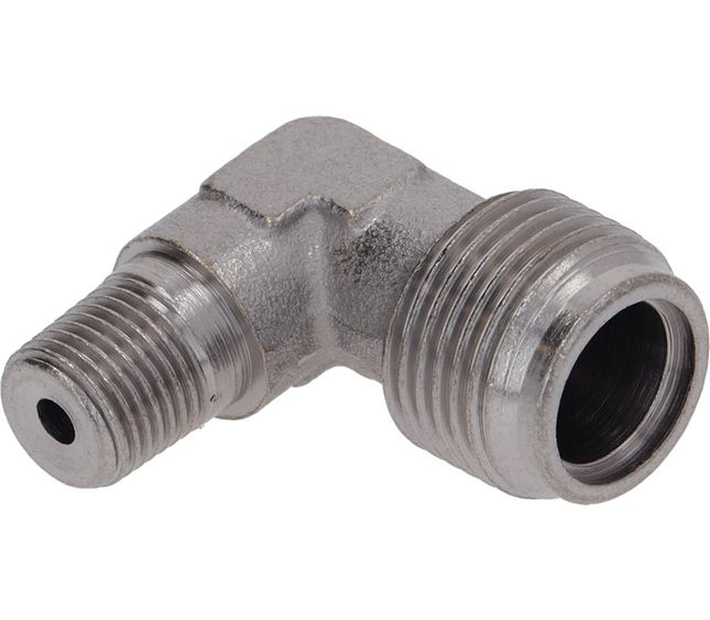Wega L-fitting Ø 3/8"m Gas - 1/8"m Npt