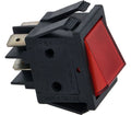 Wega Push-button Panel 2-poles Red