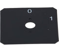 Wega Label Adhesive 0 1 Black Plastico