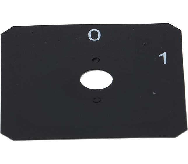 Wega Label Adhesive 0 1 Black Plastico