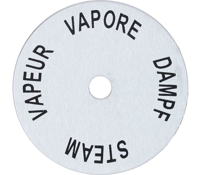 Wega Steam Knob Aluminium Disc