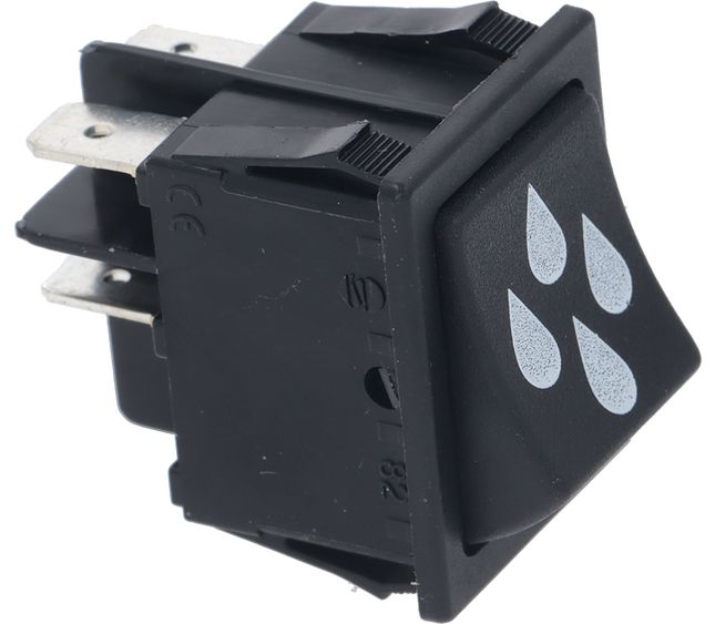 Wega Button Bip Black Serigrafato