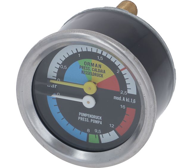 Wega Pressure Gauge D Scale ST /steel Cw510l