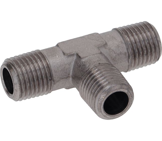 Wega T-fitting Ø 1/4"m-1/4"m-1/4"m