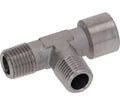Wega T-fitting Ø 1/4"m-1/4"m-1/4"f