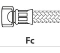 Wega Flex Hose Ø 3/8"fc X FC 800 MM
