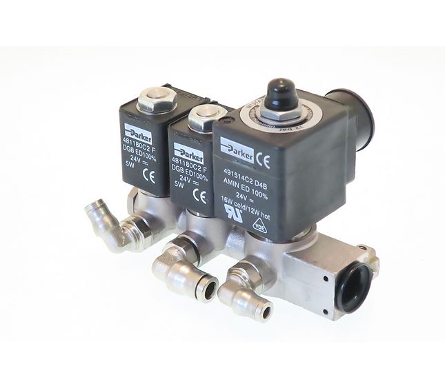 Faema Solenoid Valve Block Assembly