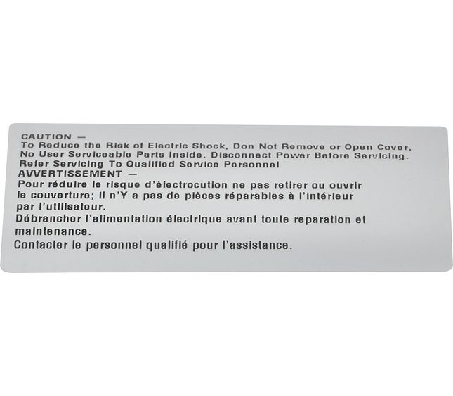 Sanremo Adhesive Label
