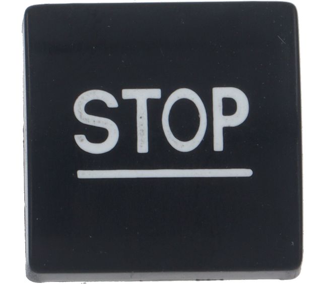 Faema Button W/white Stop