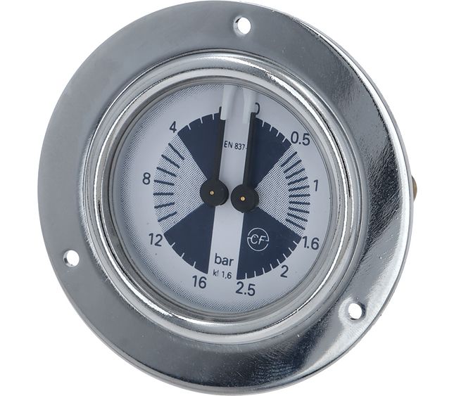 Faema Manometer 63 MM Double Scale