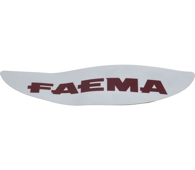 Faema Rear Sticker White