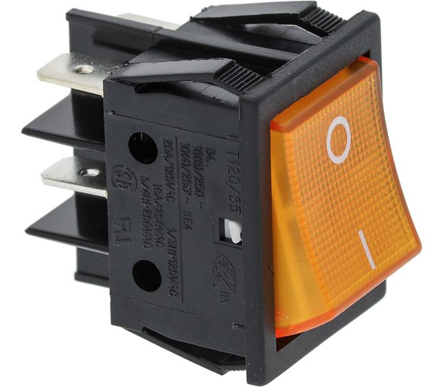 Bezzera Bipolar Switch Yellow 16A 250