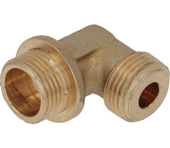Dalla Corte L-shaped Coupling Ø 3/8"m - 3/8"m