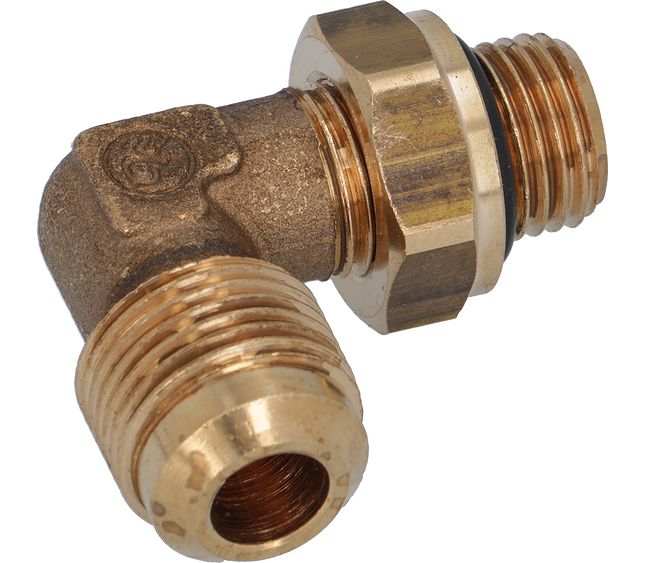 Faema Elbow Fitting 1/4"-3/8 Swivel Folder