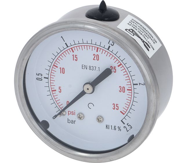 Gruppo Izzo Boiler Pressure Gauge Ø 62 MM 0÷2.5 Bar Izzo Group