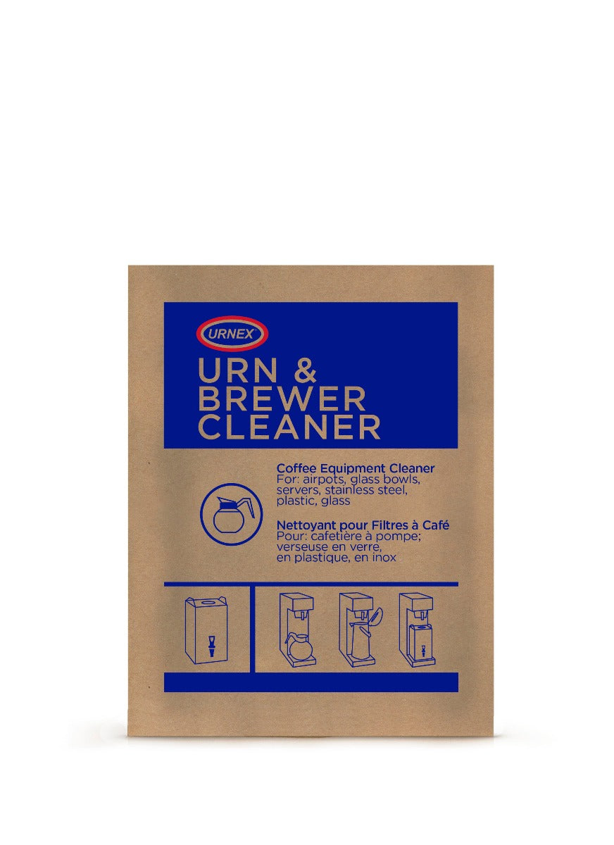 Urnex Urn & Brewer Cleaning Powder - 100x 28g sachets (case) | Professional Coffee Machine Cleaner UK