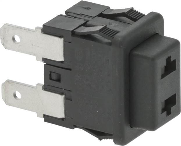 DeLonghi Push Button 1-Pole Black 16A 250V - commercial coffee spare part