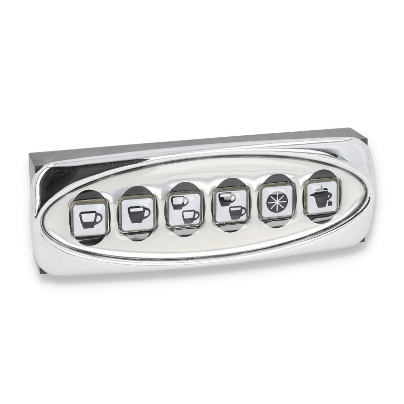 ASTORIA PUSH-BUTTON PANEL 6T/6L CHROME