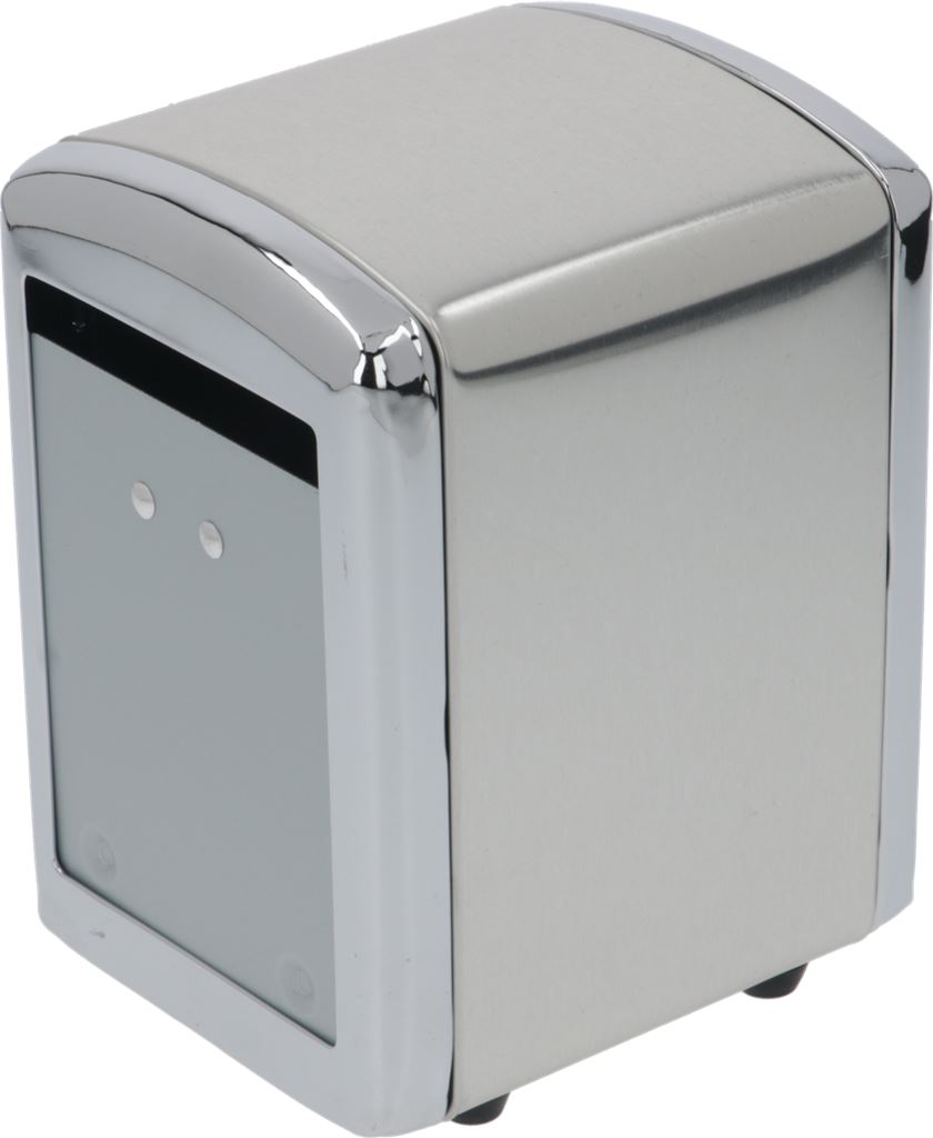 Napkin Holder 90x120x135 mm - Stainless Steel - MOTTA 0494 - commercial coffee spare part
