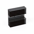 BUNN HEAT SINK, AL BLK ANODIZE4.0LG