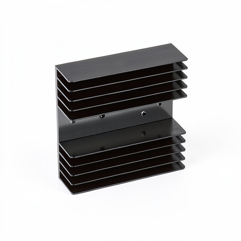 BUNN HEAT SINK, AL BLK ANODIZE4.0LG