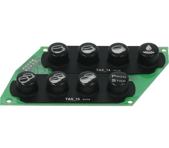 Astoria Push-button Panel 8-buttons RH