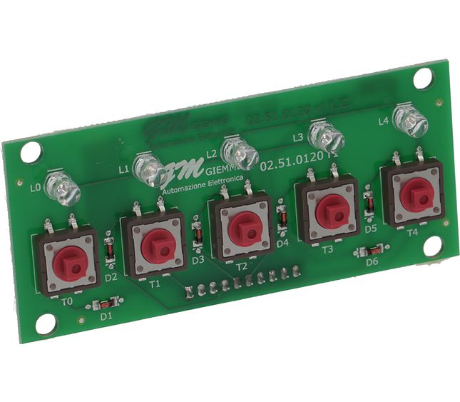 Astoria Push-button Panel Board 5-buttons