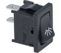 Astoria Switch 1-pole Black 10A 250V