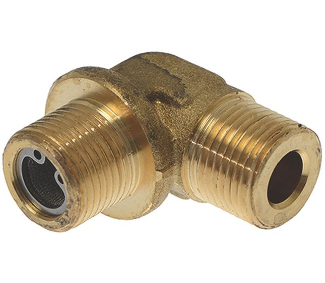 Astoria L Fitting Ø 3/8"m-3/8"m With Filter
