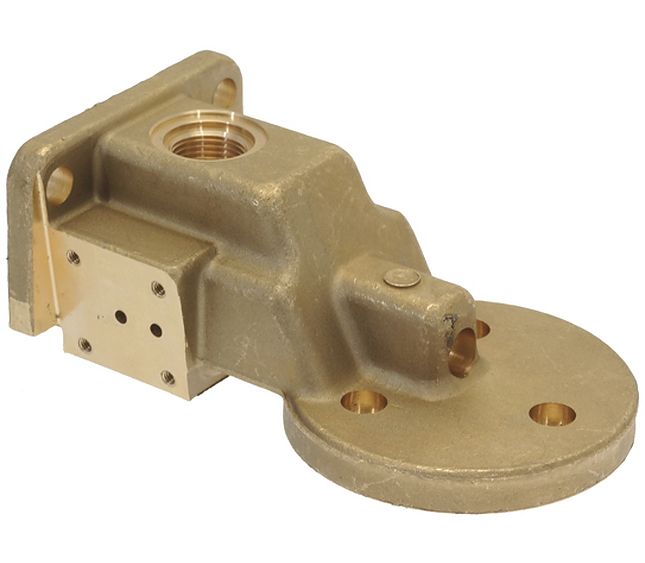 Bezzera Group Dispensing Coffee Brass