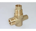 Bezzera Fitting a T in Brass 1/2"x1/2"x1/4