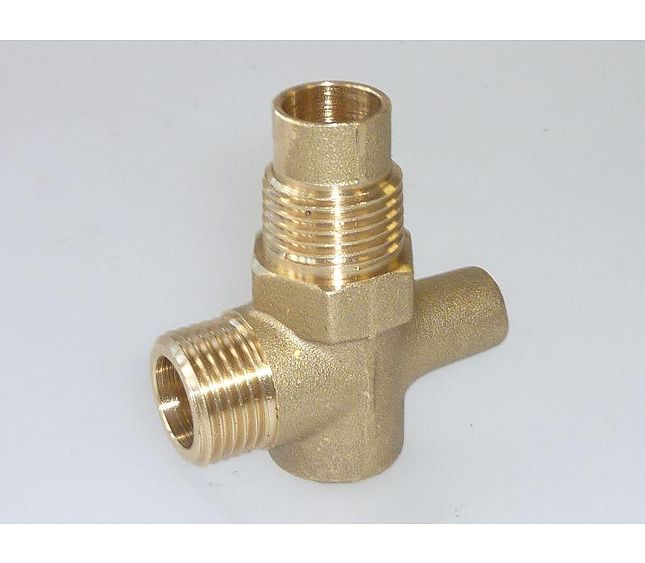 Bezzera Fitting a T in Brass 1/2"x1/2"x1/4