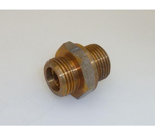 Carimali Fitting Ø 3/8"m-3/8"m Hole Ø 1/8"f