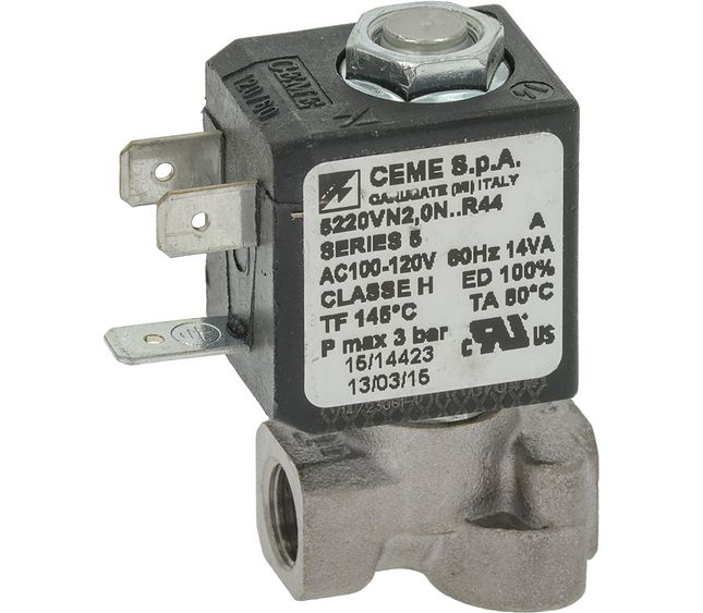 Quick Mill Solenoid Valve Ceme 2-way Ø 1/8"f 120V