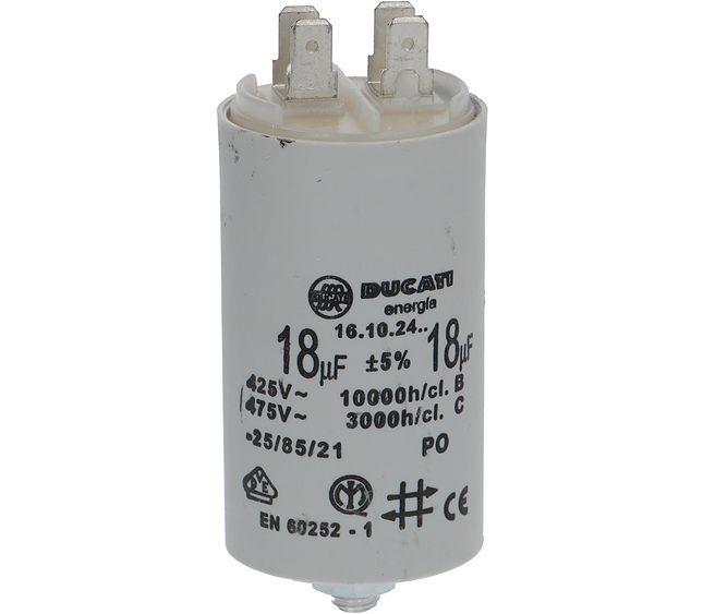 Compak Capacitor Ducati Energia 18µf